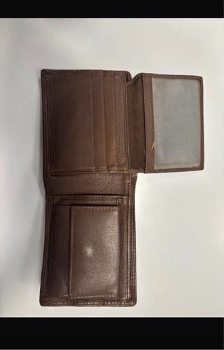 Portafoglio Route 66 vera pelle marrone