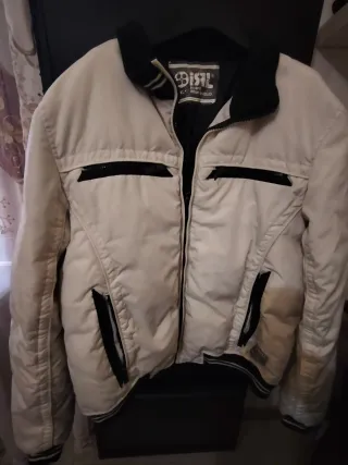 Giubbotto Diesel vintage uomo beige/nero