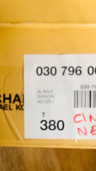 Sandalias de tacón Michael Kors Tacón Negro