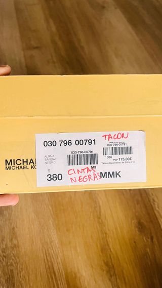 Sandalias de tacón Michael Kors Tacón Negro