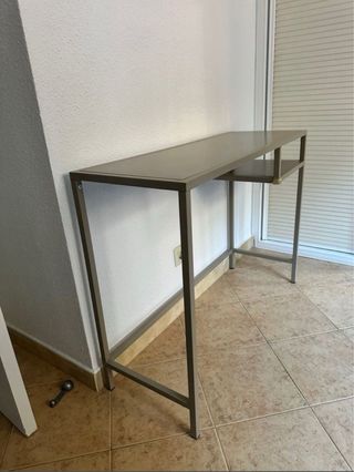 Escritorio metálico IKEA VITTSJÖ beige