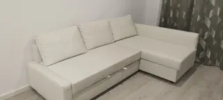 Sofá Cama Polipiel Blanco Recoger en domicilio