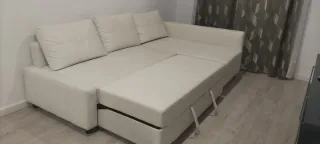 Sofá Cama Polipiel Blanco Recoger en domicilio