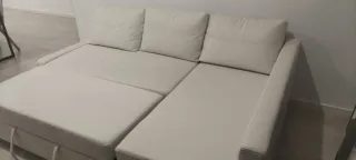 Sofá Cama Polipiel Blanco Recoger en domicilio