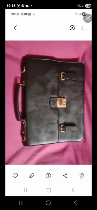 Maletín de piel para abogado/gestor