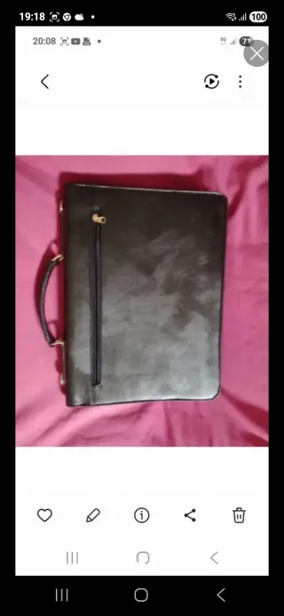 Maletín de piel para abogado/gestor