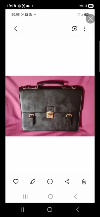 Maletín de piel para abogado/gestor