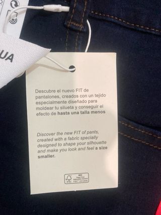 2x 1 Pantalones FIT efecto Talla Menos