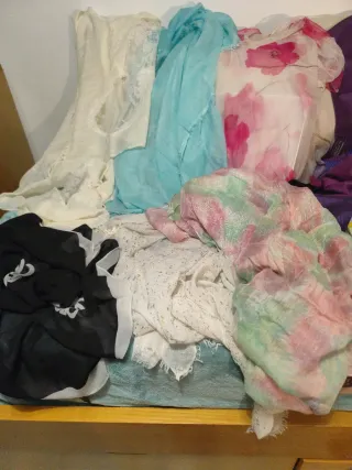 Set di sciarpe in tessuto