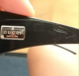 Occhiali Gucci Uomo. Nero.Vintage