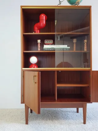 Vitrina MID CENTURY francesa. Vintage 60s.