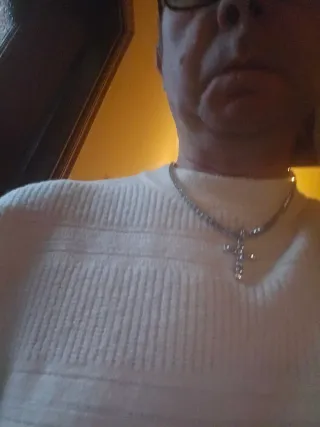 Collana Tennis Uomo/Donna + Pendente Croce