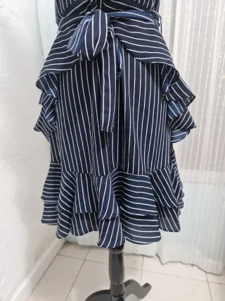 Vestido de verano con rayas