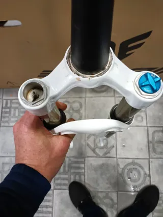 Horquilla FOX Evolution Series Blanca