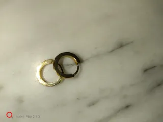 Orecchini uomo cerchio oro