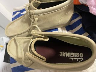 Botas Clarks Wallabee Gore-Tex Beige