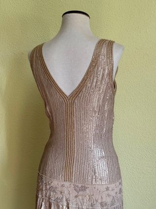 Vestido coctel brillo fiesta