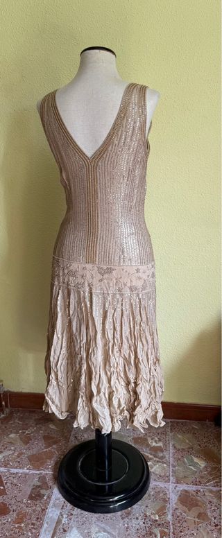 Vestido coctel brillo fiesta