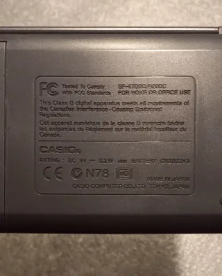 Agenda Elettronica Casio SF-4900C 128KB