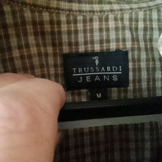 Camicia Trussardi jeans tg m spalla 46 sotto ascel
