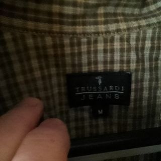 Camicia Trussardi jeans tg m spalla 46 sotto ascel