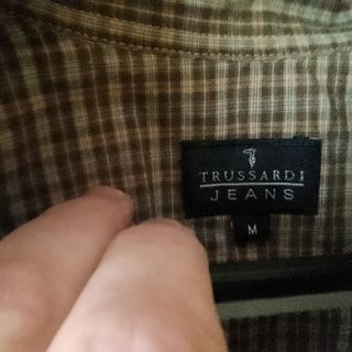 Camicia Trussardi jeans tg m spalla 46 sotto ascel