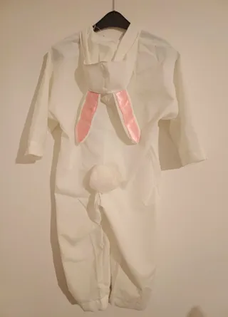 Vestito Carnevale Coniglio Bianco
