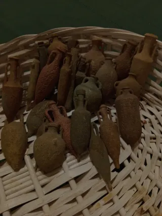 Lote de ánforas miniaturas