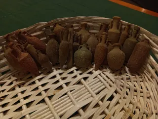 Lote de ánforas miniaturas