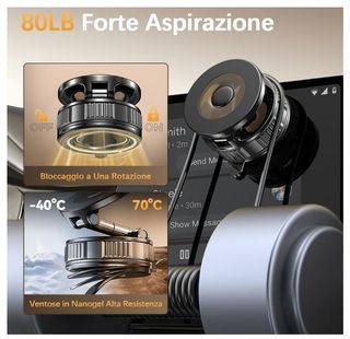 Porta Cellulare Auto supporto telefono 360 ventosa