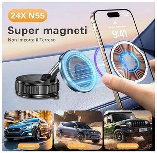 Porta Cellulare Auto supporto telefono 360 ventosa