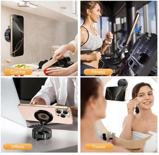 Porta Cellulare Auto supporto telefono 360 ventosa