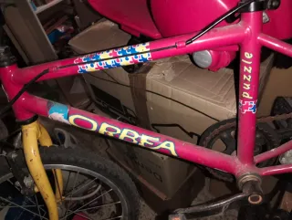 Bicicleta Orbea Vintage Infantil Roja y Amarilla