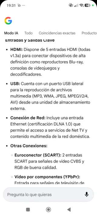 TV Philips 42PFL9664H/12 Ambilight