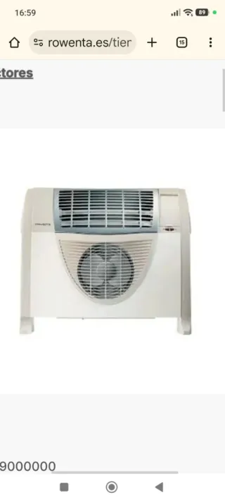 Calefactor Eléctrico Rowenta Dualio FR 050