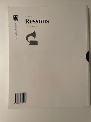 Ressons. Literatura 1 BATX