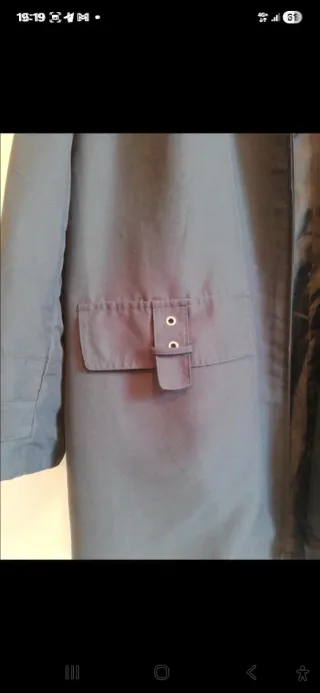 Giacca impermeabile blu made in Italy