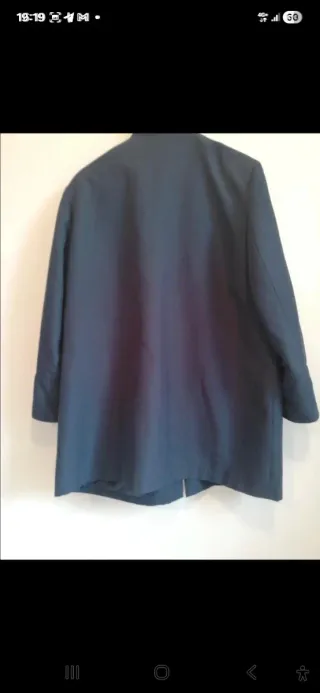 Giacca impermeabile blu made in Italy