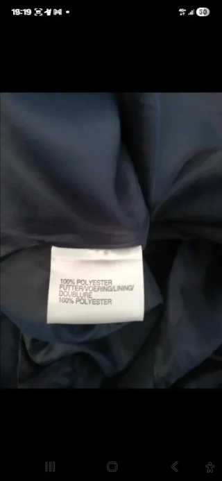 Giacca impermeabile blu made in Italy