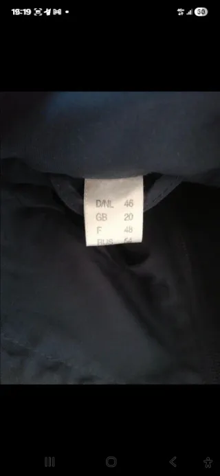 Giacca impermeabile blu made in Italy