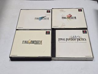jp pack Final Fantasy VII VIII IX Tactics Sony PS1