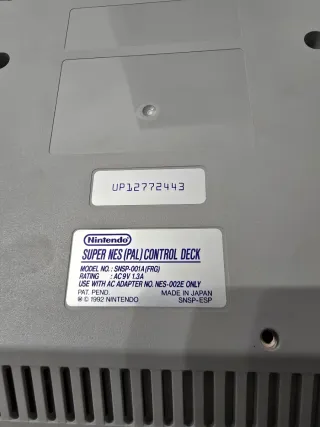 Super Nintendo Entertainment System PAL