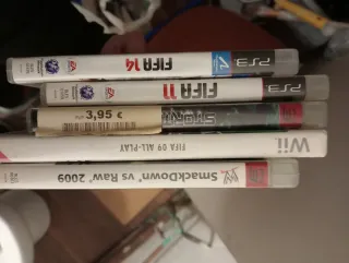 Lote Videojuegos PS3 y Wii: FIFA y WWE