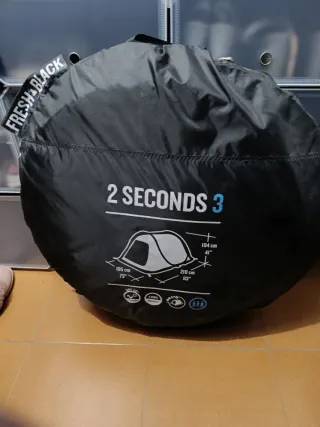 Tienda de campaña Quechua 2 Seconds 3 personas