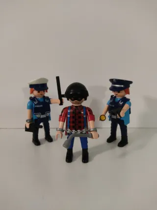Playmobil Policías y Ladrón