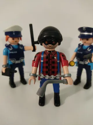 Playmobil Policías y Ladrón