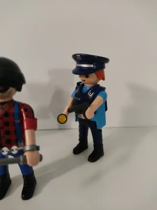 Playmobil Policías y Ladrón