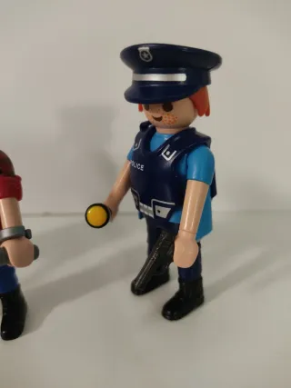 Playmobil Policías y Ladrón