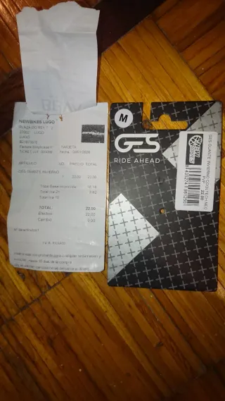 Guanti da Ciclismo GES Inverno. Nuovi