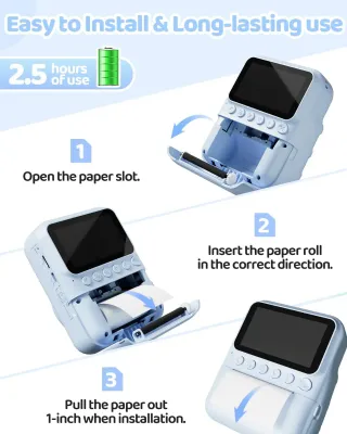 Cámara Fotos Infantil TIATUA Instantánea HD